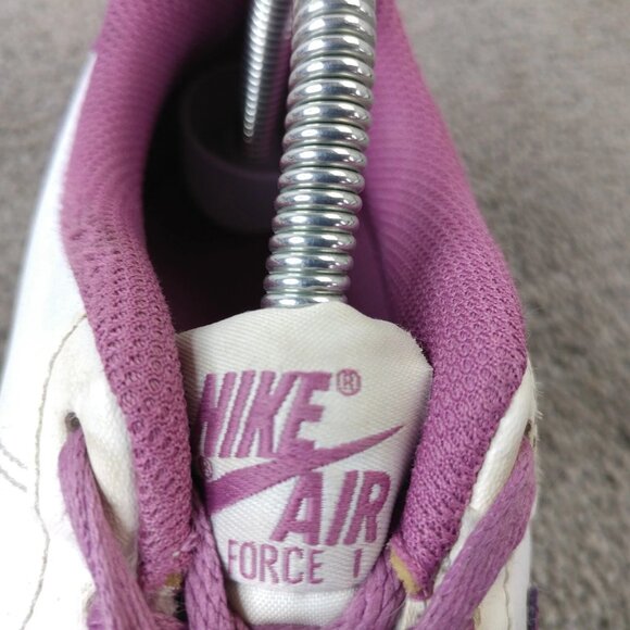 Nike Air Force 1 White Light Bordeaux Kids 6Y Shoes Low Top DH9600-101 Girls - Picture 5 of 12